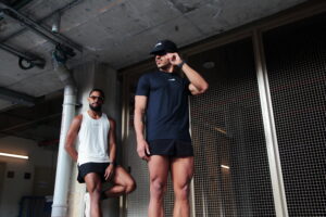 camiseta de corrida regata de corrida bermuda de corrida